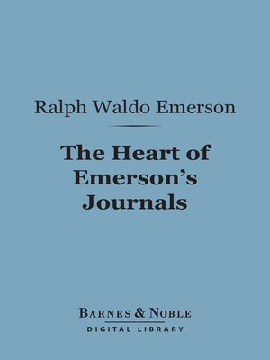 cover image of The Heart of Emerson's Journals (Barnes & Noble Digital Library)